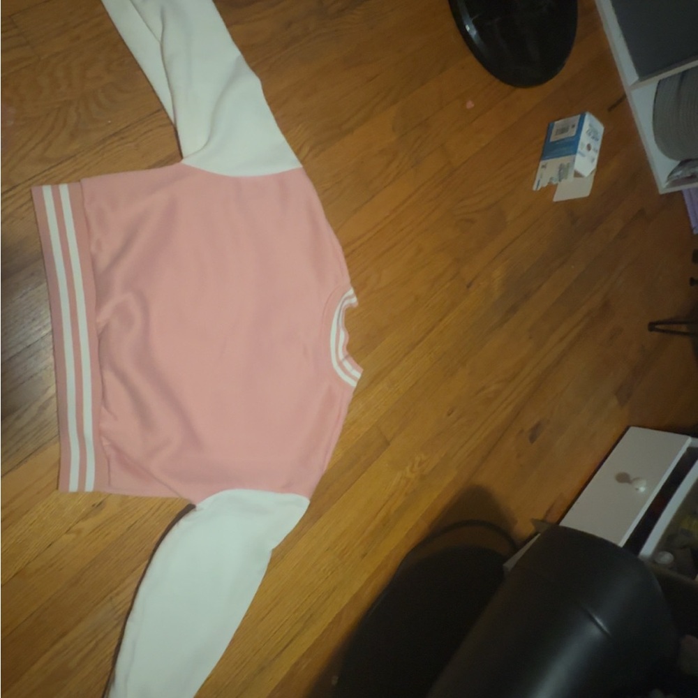 pink+white jacket. never worn.